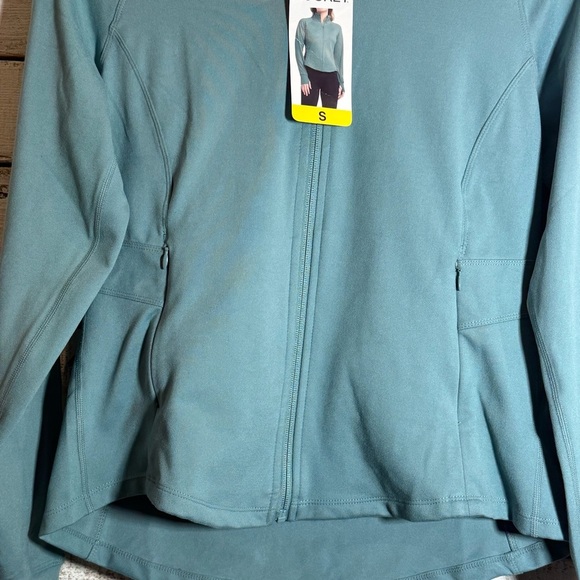 JOCKEY Womens Arctic Tulip Hem Yoga Full Zip Jacket Size Small NWT - Picture 2 of 6